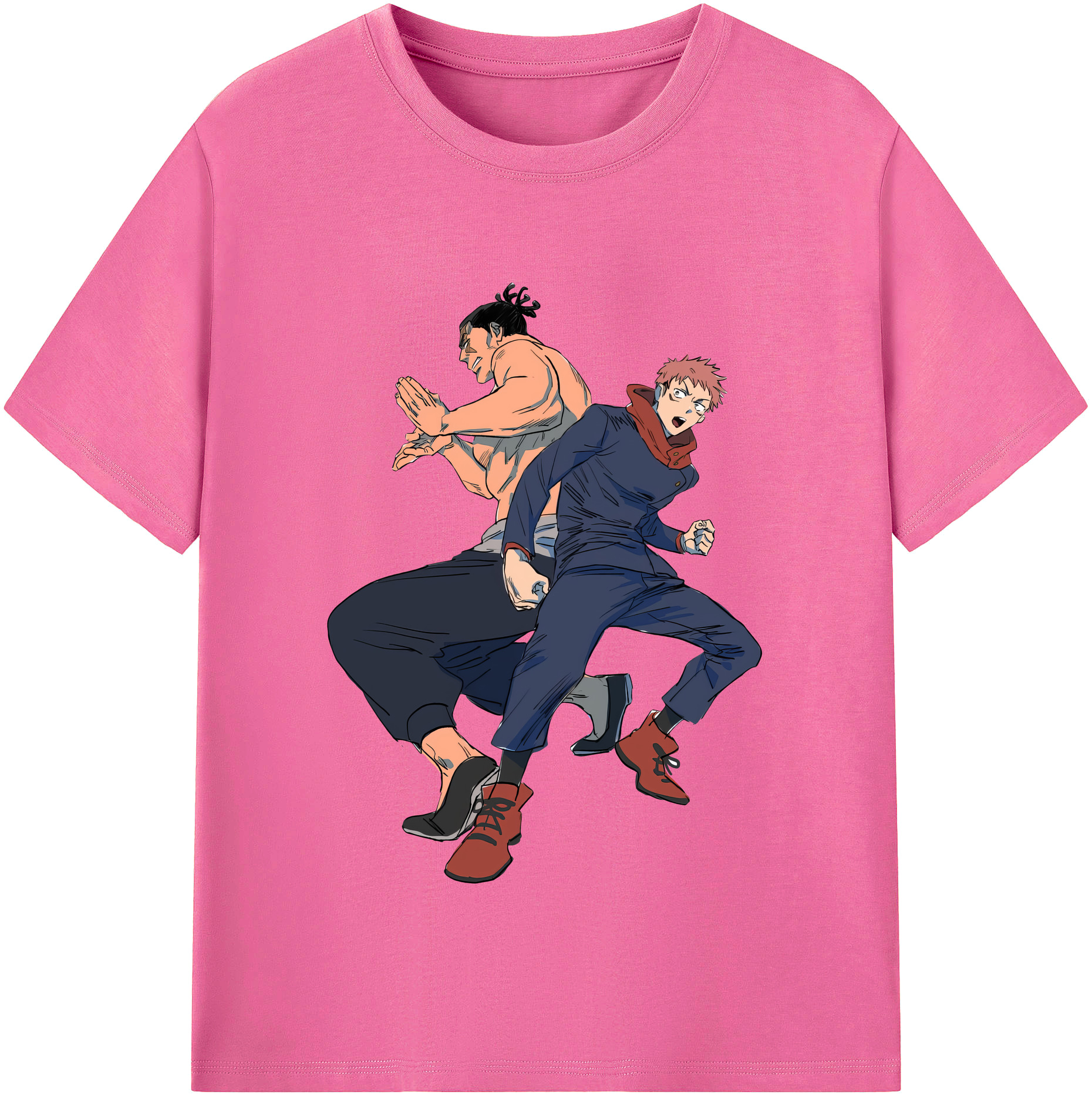 （画像用） 呪術廻戦 Jujutsu Kaisen レディースカジュアルプリントTシャツ（綿100％）